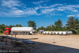 Réserve de gaz pour la chaudière.