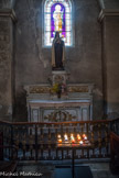 Sault. Église Notre-Dame-de-la-Tour.<br> Statue de sœur Thérèse de l’Enfant-Jésus et de la Sainte-Face, également connue sous les appellations sainte Thérèse de Lisieux, sainte Thérèse de l’Enfant-Jésus.