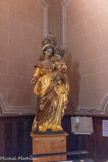 <center>Jour 4. Église paroissiale Sainte-Marie.</center>Statue de la Vierge à l'Enfant couronnés.