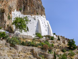 <center>Amorgos</center>Le monastère de Panaghia Hozoviotissa.