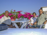 <center>Paros</center>Sur la terrasse de notre hôtel, le matin.