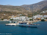 <center>Amorgos</center>Le port d'Aegiali.