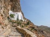 <center>Amorgos</center>Le monastère de Panaghia Hozoviotissa.