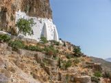 <center>Amorgos</center>Le monastère de Panaghia Hozoviotissa.