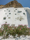 <center>Amorgos</center>Le monastère de Panaghia Hozoviotissa.