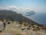 <center>Amorgos</center>Agios Mamas. Nikouria depuis le Mont Profitis Elias (prophète Elie)