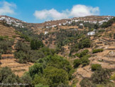 <center>Tinos.</center>28/06/2008. Panorama sur la vallée de Triandáros.