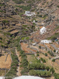 <center>Sifnos.</center>16/06/2008. La belle vallée d' Erkíes, vue à partir de Kástro.