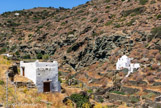 <center>Sifnos.</center>16/06/2008. La belle vallée d' Erkíes, vue à partir de Kástro.