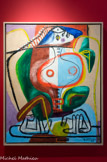 <center>Femme et mains, 1948.</center>Huile sur toile.