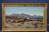 <center>Vue de Marseille prise des Aygalades un jour de marché, 1853.</center>Émile Charles Joseph Loubon.