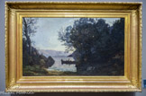<center>Vue prise à Riva.</center>Jean-Baptiste Camille Corot.
