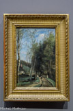 <center>Le petit pont, vers 1860.</center>Jean-Baptiste Camille Corot.