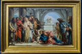 <center>Le Christ et la femme adultère.</center>Giandomenico Tiepolo. Venise, 1727 -1804.

Huile sur toile.