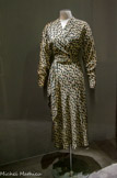 <center></center><center>Couloir de la mode.</center> Robe d'après-midi. Madeleine Vionnet. Printemps été 1932. Soie, crêpe de Chine imprimé.