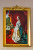 <center>Le Palais du Pharo</center>L'Impératrice Eugénie. Peinture d'après Winterhaltee. R. Billet, 1864.