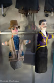 <center>Marionnettes à gaine </center>Diable et homme, marionnettes à gaine du théâtre du vrai guignol parisien
Paul Papot, sculpteur et marionnettiste
Saint-Mandé, France 1900-1950 Tissu, bois, métal MuCEM