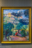 <center>Exposition Cassis, porte de la peinture au tournant de la modernité.</center>Henri Manguin, 1874 – 1949. Cassis, l'allée de Villecroze.