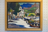 <center>Exposition Cassis, porte de la peinture au tournant de la modernité.</center>Louis–Mathieu Verdilhan, 1875 – 1928. Le port de Cassis.