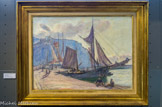 <center>Exposition Cassis, porte de la peinture au tournant de la modernité.</center>René Seyssaud, 1867 – 1952. Voilier à Cassis.