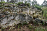 Carrière de pierres. <br>C'est celle qui a servi pour le mur Grec.